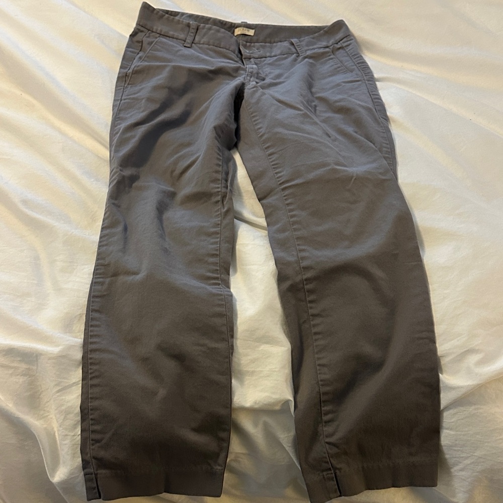 J. Crew Women’s Charcoal Chinos